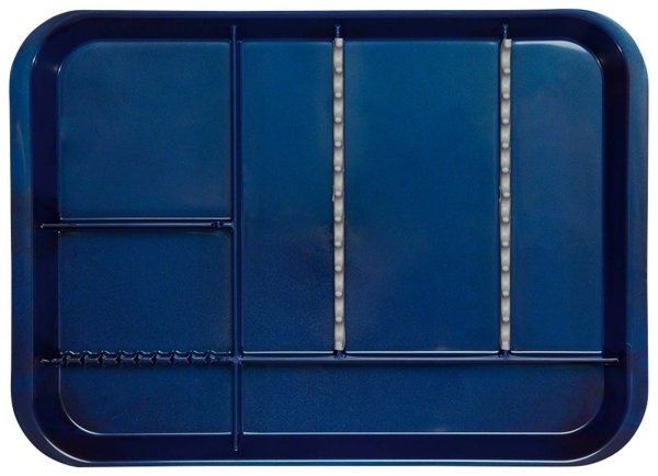 B-Lok Tray Tray 34 x 24,5 x 2,2 cm, mit Einteilung dunkelblau