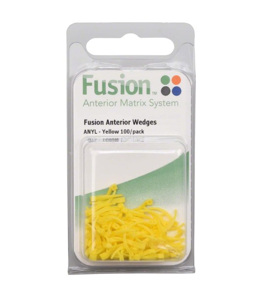 Fusion™ Anterior Interdentalkeile 100 Stück gelb, extra-klein