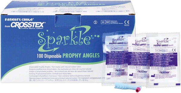 Sparkle® Prophy Angle 100 Stück Soft lila