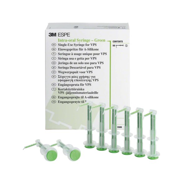 Intra-oral Syringe **Valuepackung** 50 Stück grün