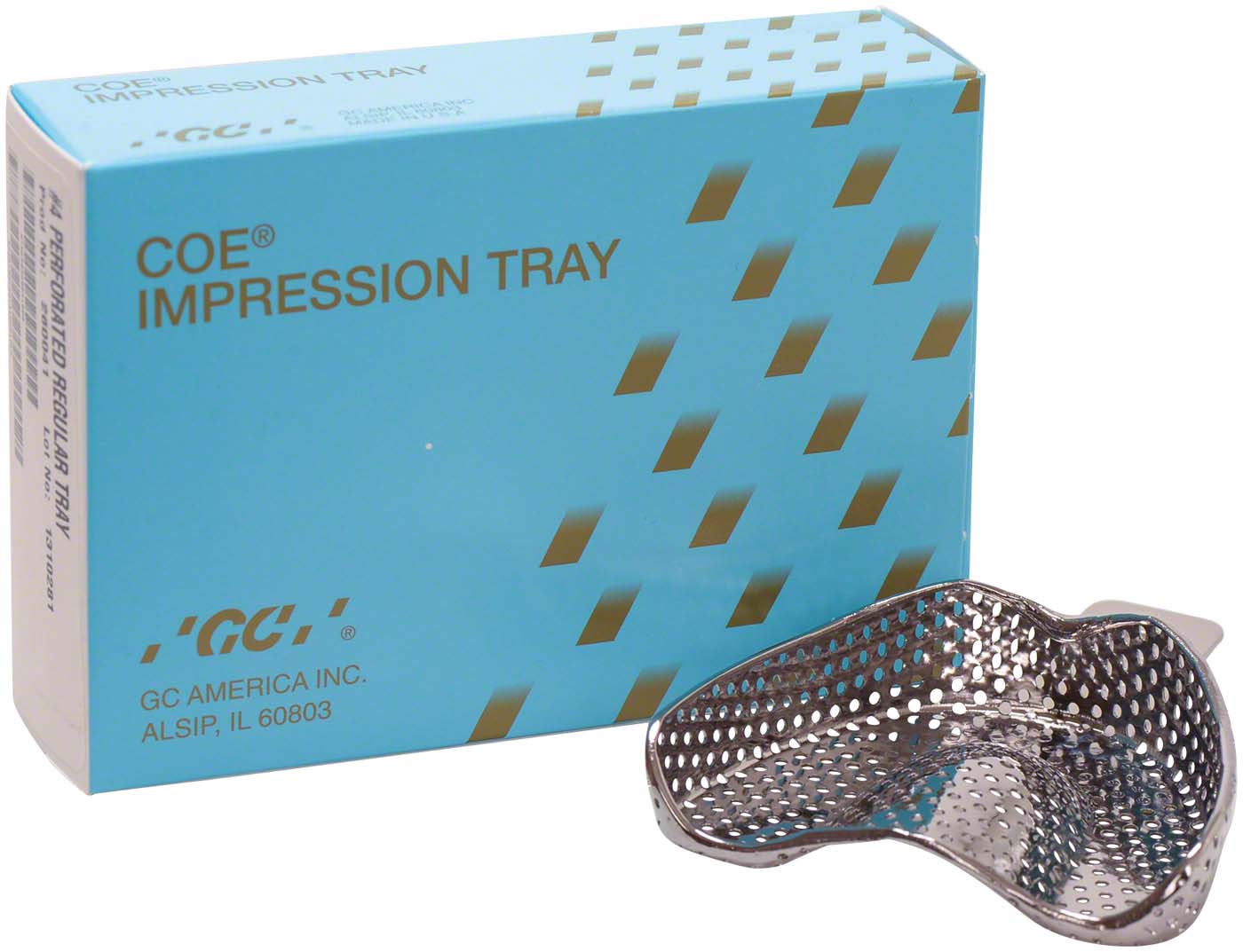 GC COE® Impression Tray regular BM OK4, M, perforiert Abformlöffel